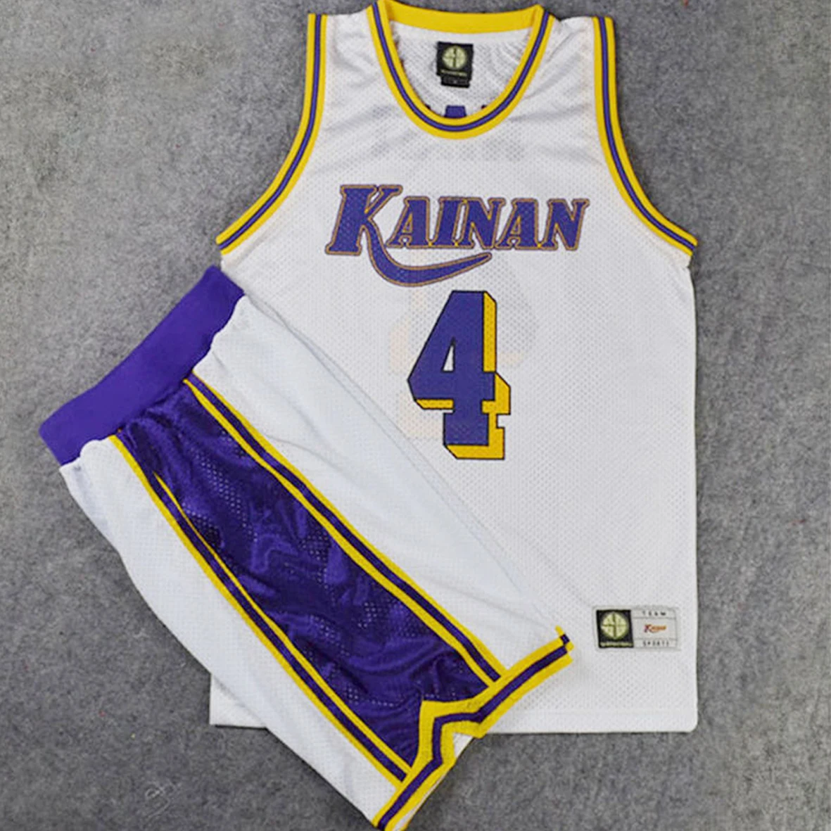 Anime SLAM Oversized Basketball Jersey 2 Piece Suit Kainan Point Guard #4 Cosplay Tops Shirts Sports Wear Team Breathable Top
Anime SLAM Oversized Basketball Jersey 2 Piece Suit Kainan Point Guard #4 Cosplay Tops Shirts Sports Wear Team Breathable Top