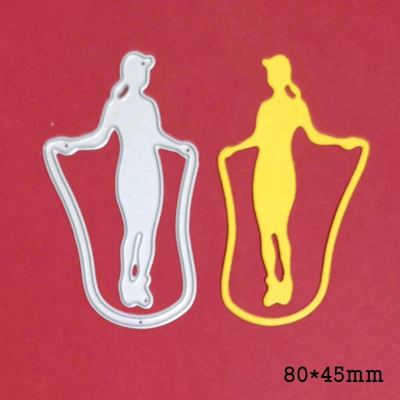 women rope skipping Metal Cutting Dies Mould Stencils for Scrapbooking album paper card making Embossing Die Template 2021 New
women rope skipping Metal Cutting Dies Mould Stencils for Scrapbooking album paper card making Embossing Die Template 2021 New