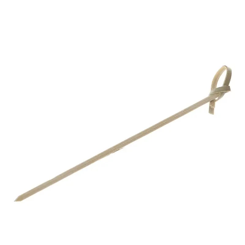 100Pcs Disposable Bamboo Tie Knotted Skewers Twisted Ends Cocktail Food Fruit Picks Fork Sticks Buffet Cupcake Toppers W3JA
100Pcs Disposable Bamboo Tie Knotted Skewers Twisted Ends Cocktail Food Fruit Picks Fork Sticks Buffet Cupcake Toppers W3JA