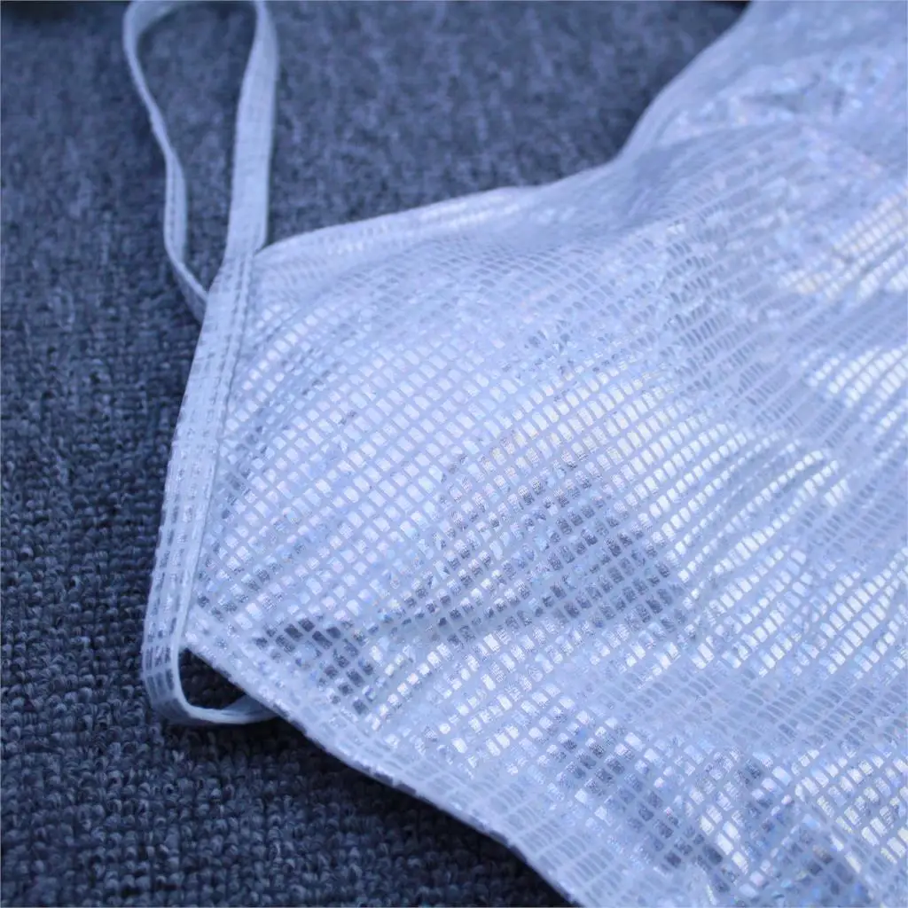 Shiny One piece Swimsuit Women Swimwear Bikini Sequin Backless High Cut Backless Beachwear Silver Moonokini Female Bathing Suit
Shiny One piece Swimsuit Women Swimwear Bikini Sequin Backless High Cut Backless Beachwear Silver Moonokini Female Bathing Suit