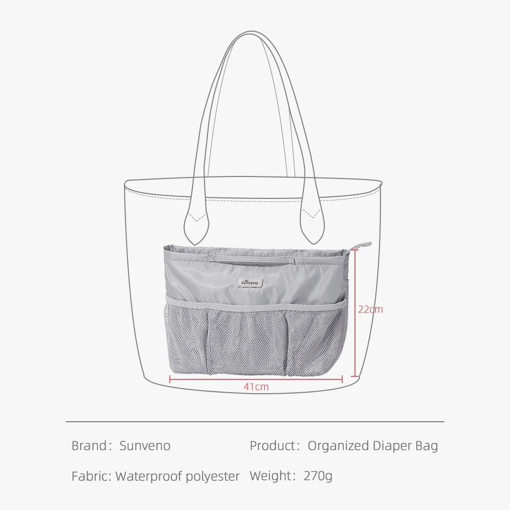 Sunveno Diaper Bag Insert Baby Bag Organizer Nappy Bag Inner Container for Mom with Insulation Waterproof Pockets Baby Gear
Sunveno Diaper Bag Insert Baby Bag Organizer Nappy Bag Inner Container for Mom with Insulation Waterproof Pockets Baby Gear