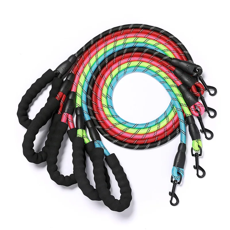 Nylon Reflective Weave Pet Leash Explosion-Proof Leaching For Medium And Large Dogs Comfortable Durable Handle Wlaking Lead Rope
Nylon Reflective Weave Pet Leash Explosion-Proof Leaching For Medium And Large Dogs Comfortable Durable Handle Wlaking Lead Rope