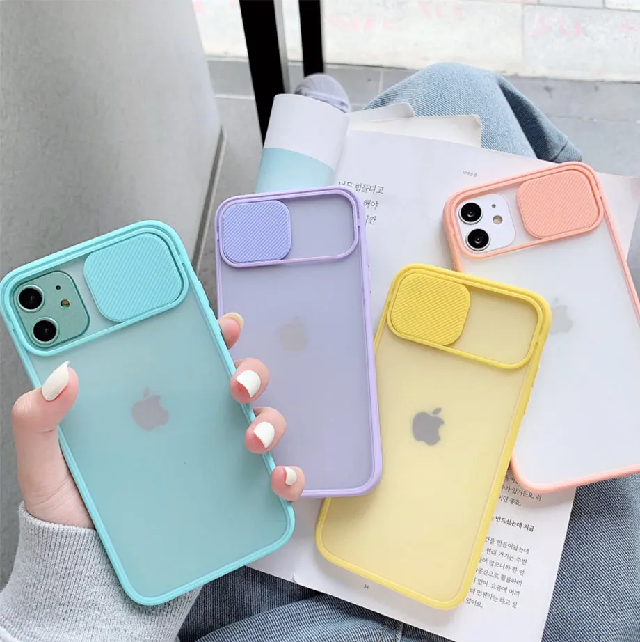 Slide Camera Lens Protection Phone Case for IPhone12 11 11Pro Max XR XS Max 7 8 Plus Shockproof Matte Clear Soft TPU Back Cover
Slide Camera Lens Protection Phone Case for IPhone12 11 11Pro Max XR XS Max 7 8 Plus Shockproof Matte Clear Soft TPU Back Cover