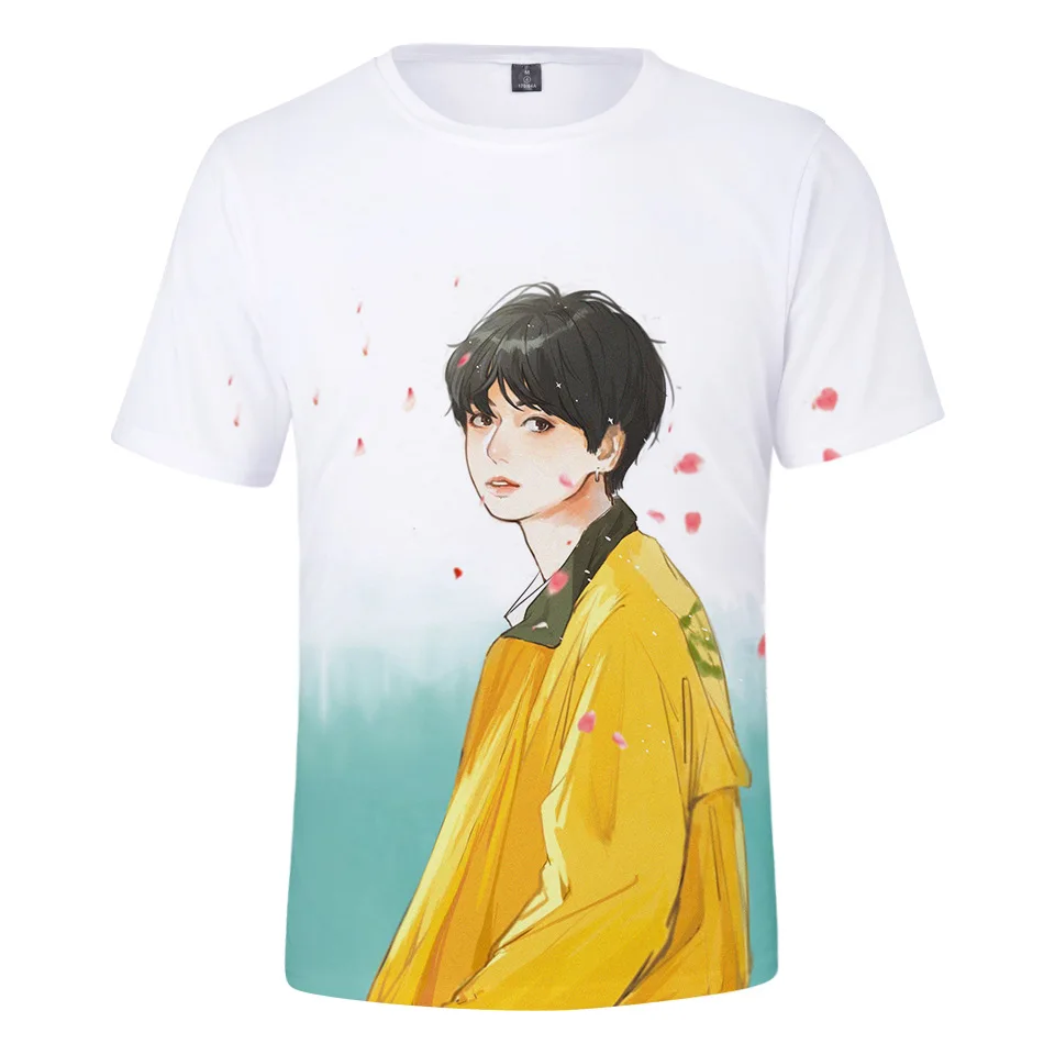 Корейская одежда Kpop, футболка Bangtan для мальчиков, 3D Мужская/женская уличная одежда, футболка с мультяшным принтом, летняя футболка для мальч...
Корейская одежда Kpop, футболка Bangtan для мальчиков, 3D Мужская/женская уличная одежда, футболка с мультяшным принтом, летняя футболка для мальч...