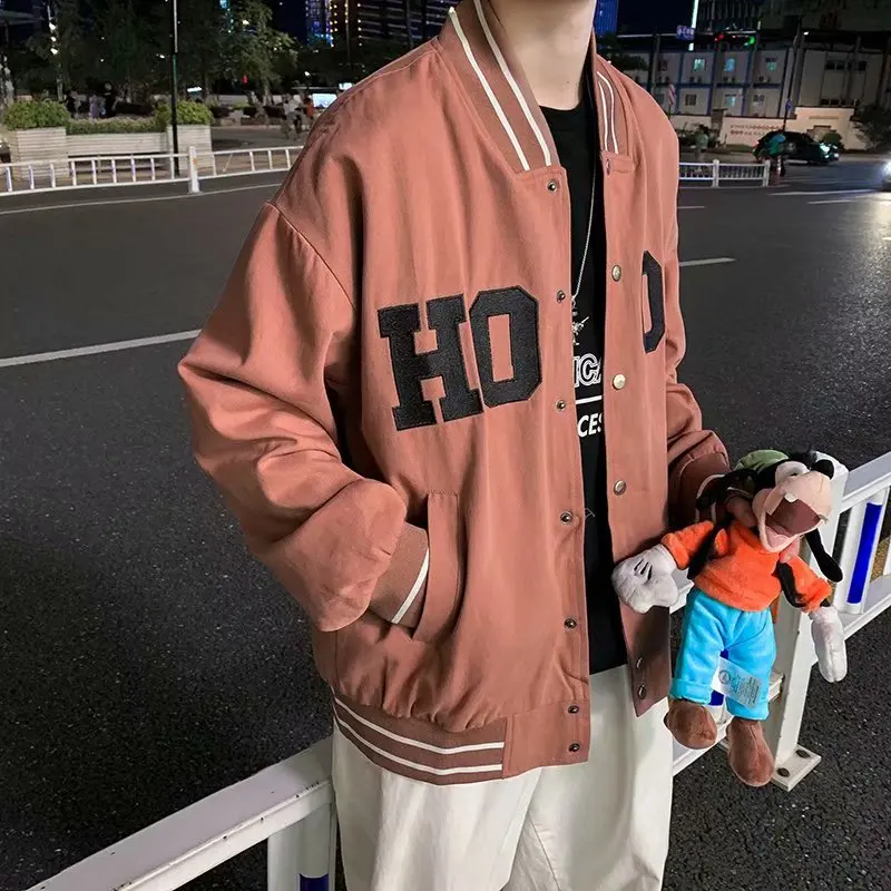 2021 new jacket male Hong Kong style loose Korean style trend ins casual all-match handsome sports baseball uniform jacket
2021 new jacket male Hong Kong style loose Korean style trend ins casual all-match handsome sports baseball uniform jacket