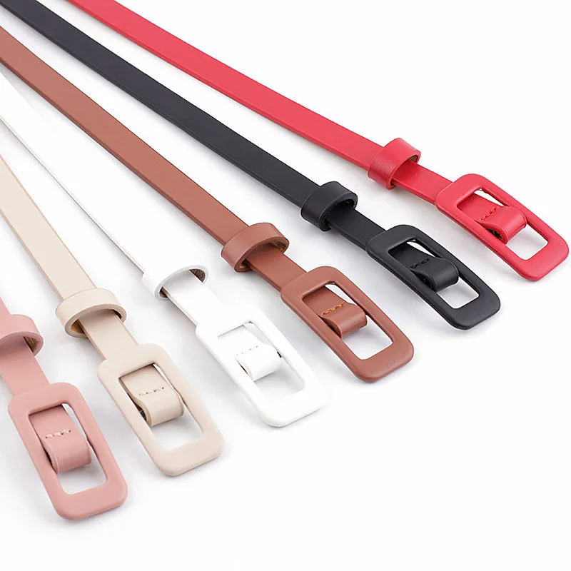 New Candy Color Shiny PU Leather Waist Belt for Women Narrow Thin Belts Waistband Pin Buckle Straps for Dress Black Red Pink
New Candy Color Shiny PU Leather Waist Belt for Women Narrow Thin Belts Waistband Pin Buckle Straps for Dress Black Red Pink