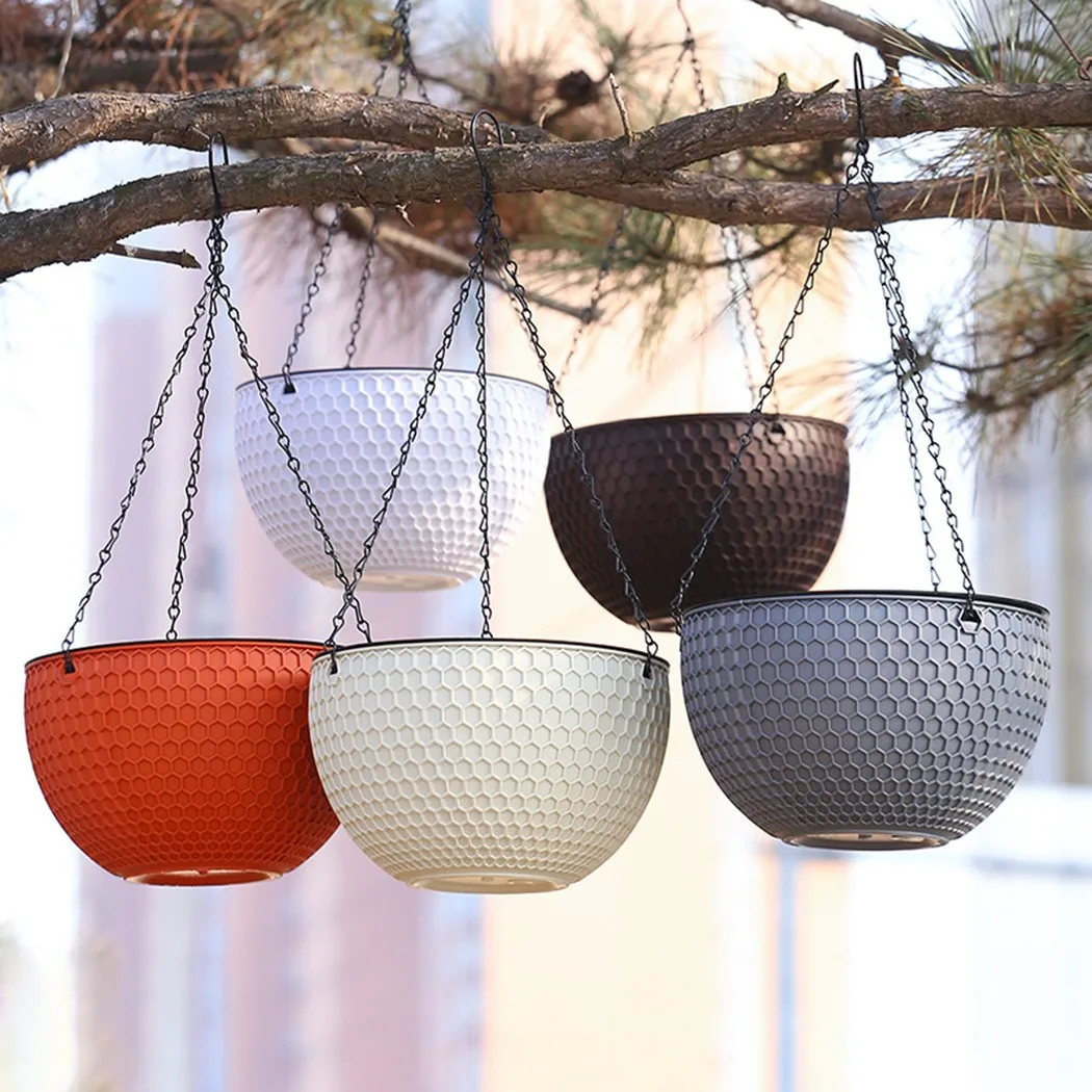 Honeycomb Rattan Plaited Hanging Baskets Garden Plant Flower Pot Resin Planter With Chain Home Decor Garden Balcony Flowerpot
Honeycomb Rattan Plaited Hanging Baskets Garden Plant Flower Pot Resin Planter With Chain Home Decor Garden Balcony Flowerpot