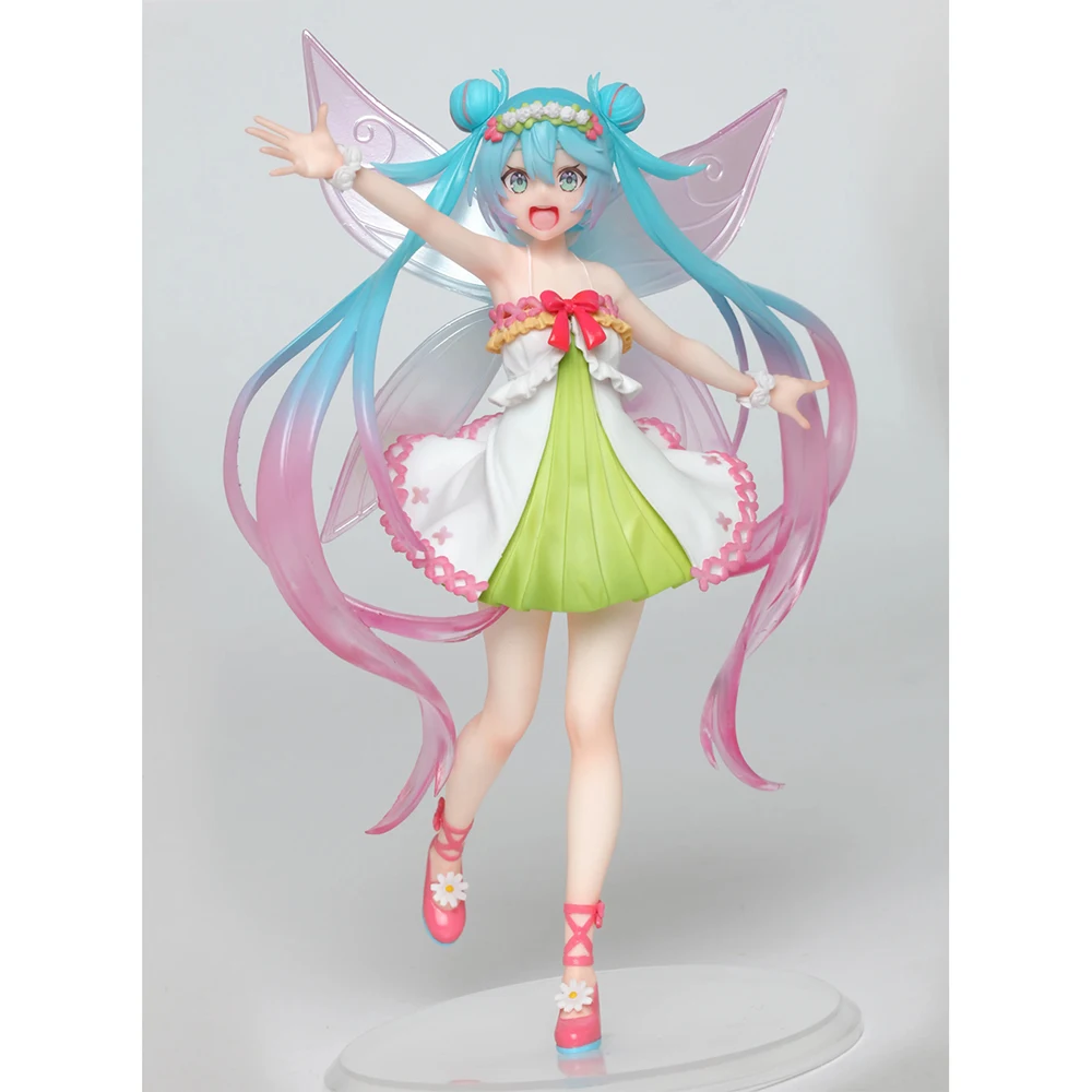 В наличии Taito оригинальный Vocaloid Hatsune Miku 3Rd Season Spring Ver. Экшн-фигурка бабочки эльфов
