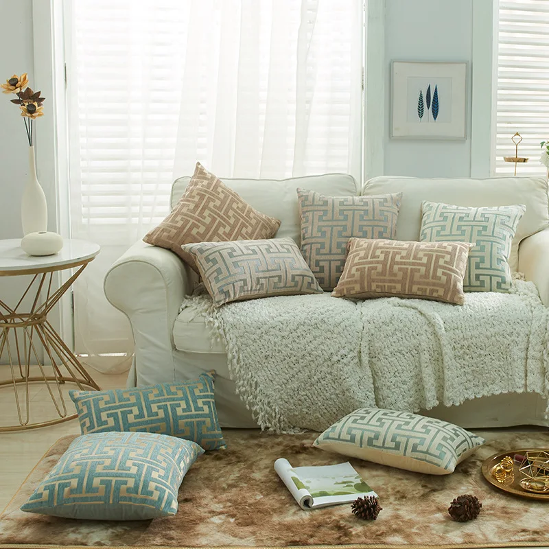 Chenille Geometric Lines Pillow Cover Multi-Color More Sizes Optional Household Cushion Case
Chenille Geometric Lines Pillow Cover Multi-Color More Sizes Optional Household Cushion Case