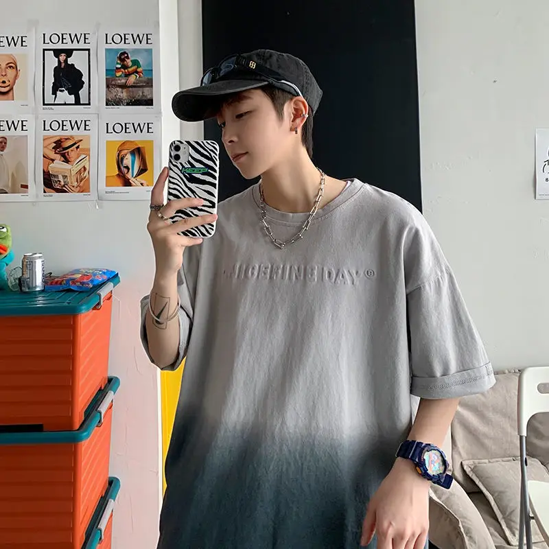 Couple Clothing Tie Die Men T shirt Summer Short Sleeve O Neck Fashion Harajuku Korean Style Hip Pop High Street Oversized Tops
Couple Clothing Tie Die Men T shirt Summer Short Sleeve O Neck Fashion Harajuku Korean Style Hip Pop High Street Oversized Tops