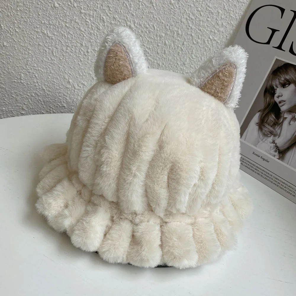 Панама женская с кошачьими ушками, теплая однотонная, на зиму/осень, 2021
Панама женская с кошачьими ушками, теплая однотонная, на зиму/осень, 2021