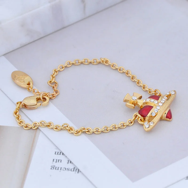 Zircon Copper Enamel Heart Love Gold Planet Charm Bracelet Rhinestone Shinning Earrings for Women Party Birthday Jewelry Gift
Zircon Copper Enamel Heart Love Gold Planet Charm Bracelet Rhinestone Shinning Earrings for Women Party Birthday Jewelry Gift