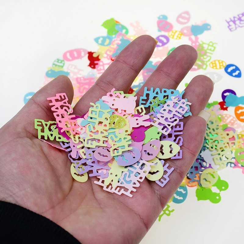 15g Colorful Mix Happy Easter Rabbit Chicken Egg Scatering Ornaments Easter Party Table Desktop Sprinkle Decoration Supplies
15g Colorful Mix Happy Easter Rabbit Chicken Egg Scatering Ornaments Easter Party Table Desktop Sprinkle Decoration Supplies