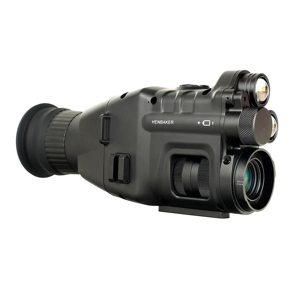 Henbaker Wi-Fi Night Vision Scope FHD 500m/546yard Darkness Range Infrared Camera for Hunting Observation Surveillance APP
Henbaker Wi-Fi Night Vision Scope FHD 500m/546yard Darkness Range Infrared Camera for Hunting Observation Surveillance APP