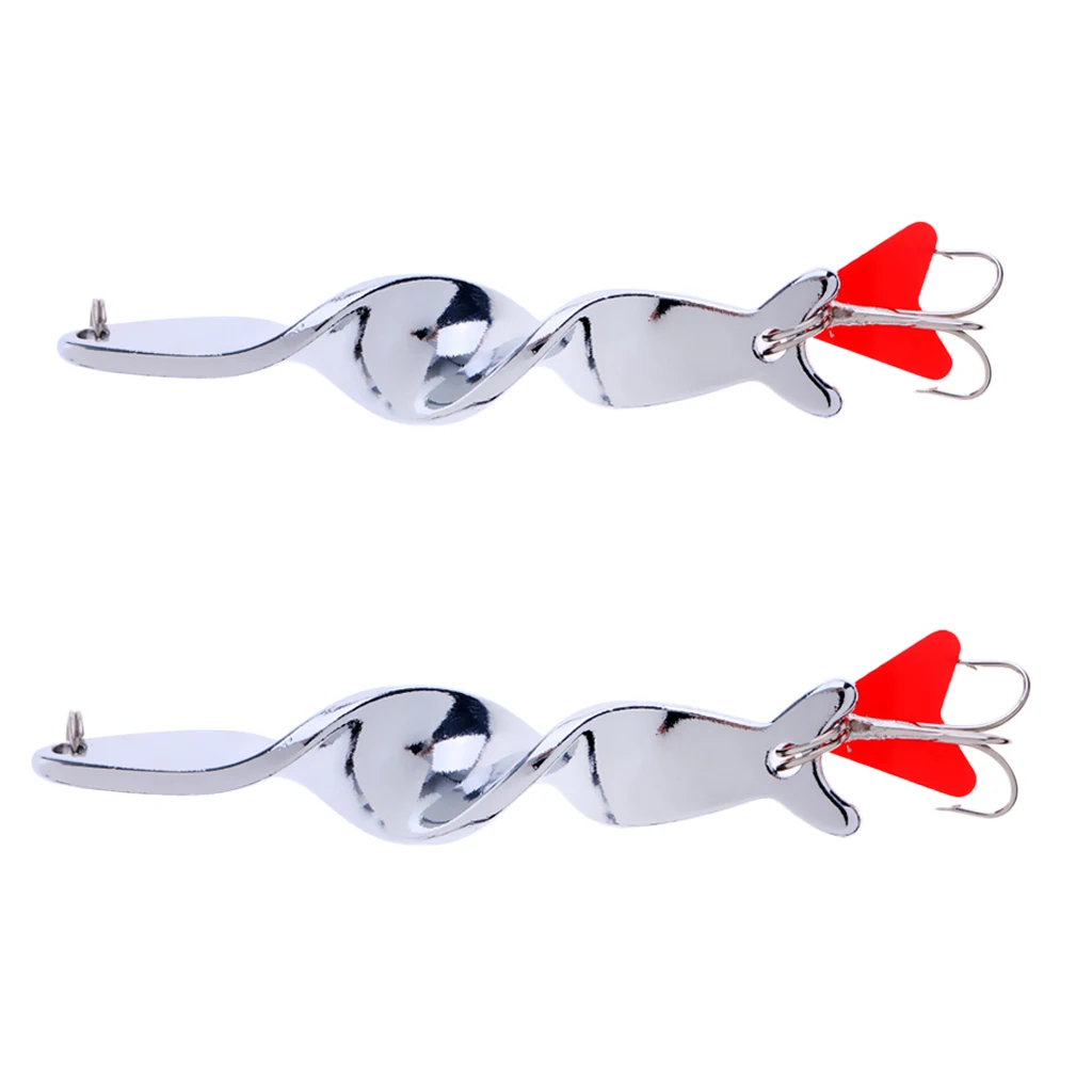2pcs Durable Twisted Spinners Spoon Fishing Lures Metal Hard Baits Artificial Baits Rolling Sequins Sea Fishing Tackles Pesca
2pcs Durable Twisted Spinners Spoon Fishing Lures Metal Hard Baits Artificial Baits Rolling Sequins Sea Fishing Tackles Pesca