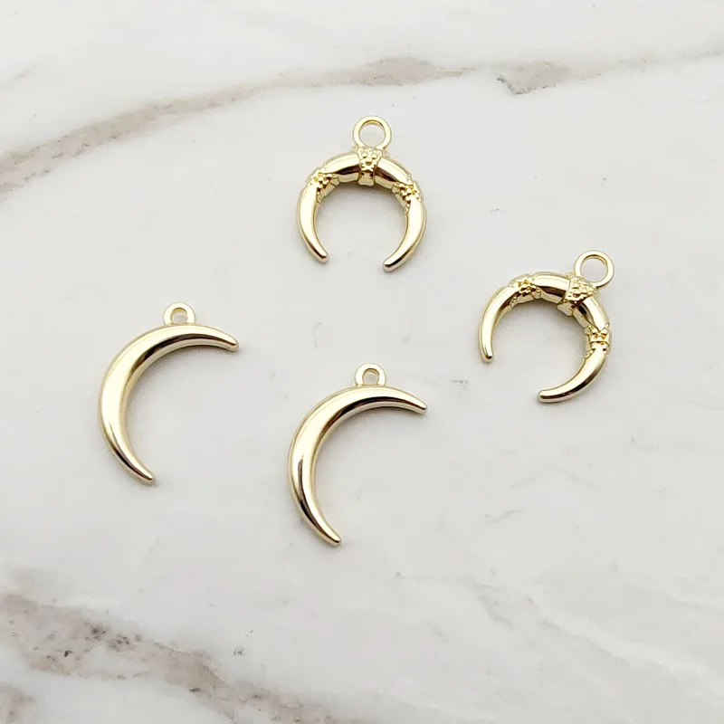 10pcs Gold Alloy Simple Semicircle Moon Charms DIY Making Earrings Necklace Jewelry Accessories New Fashion
10pcs Gold Alloy Simple Semicircle Moon Charms DIY Making Earrings Necklace Jewelry Accessories New Fashion