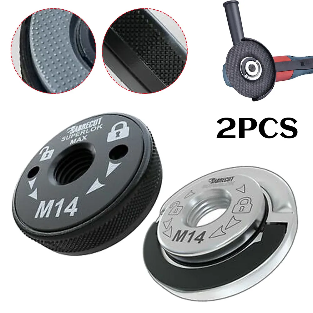 2Pcs M14 Thread Inner Outer Flange Nut Set Quick Release Nut Power Replacement For Bosch Metabo Milwaukee Makita12 Angle Grinder
2Pcs M14 Thread Inner Outer Flange Nut Set Quick Release Nut Power Replacement For Bosch Metabo Milwaukee Makita12 Angle Grinder