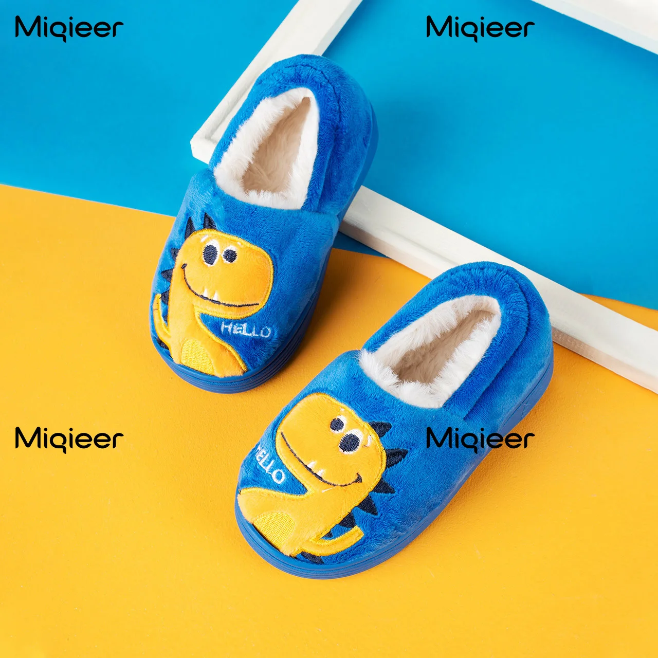 Winter Home Slippers Baby Boys Girls Cute Dinosaur Pattern Warm Plush Anti Skid Indoor Cotton Shoes Comfortable Bedroom Slippers
Winter Home Slippers Baby Boys Girls Cute Dinosaur Pattern Warm Plush Anti Skid Indoor Cotton Shoes Comfortable Bedroom Slippers
