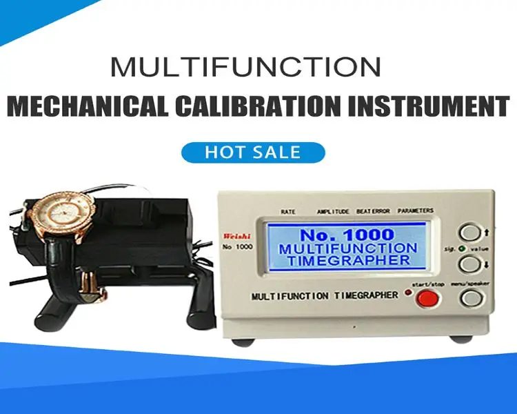 No.1000 Timegrapher Watch Tester Mechanical Watch Timing Machine Calibration Repair Tools US Plug 110-220V
No.1000 Timegrapher Watch Tester Mechanical Watch Timing Machine Calibration Repair Tools US Plug 110-220V