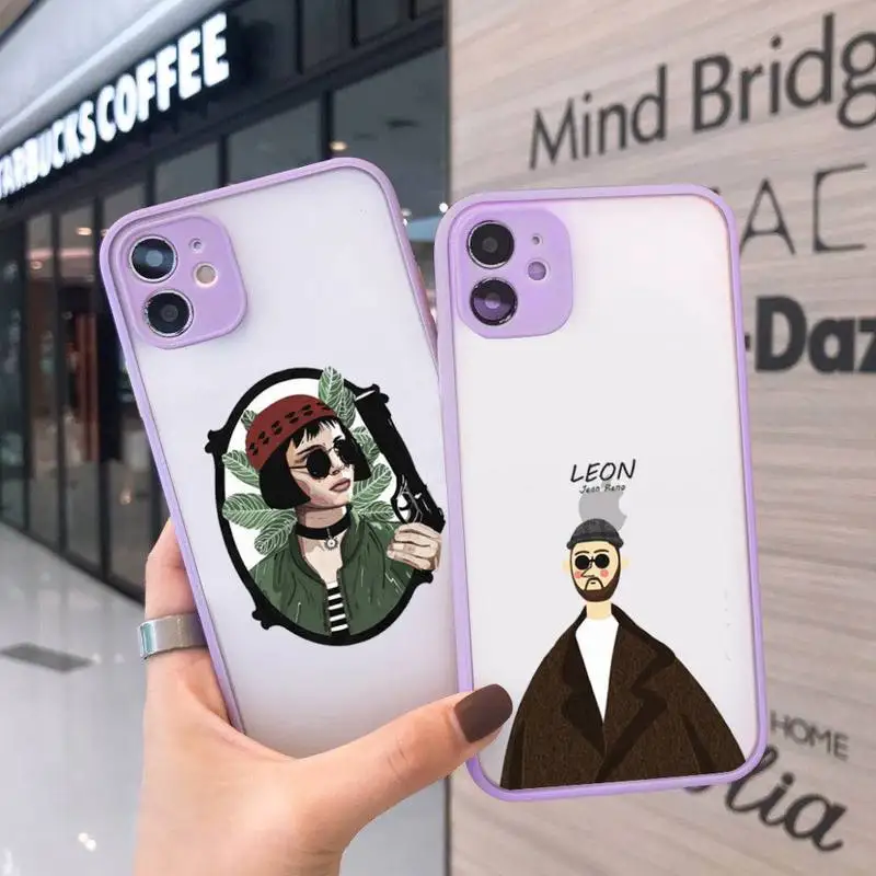 Fashion Léon movie cartoon Phone Case Matte Transparent for iPhone 7 8 11 12 s mini pro X XS XR MAX Plus cover funda
Fashion Léon movie cartoon Phone Case Matte Transparent for iPhone 7 8 11 12 s mini pro X XS XR MAX Plus cover funda