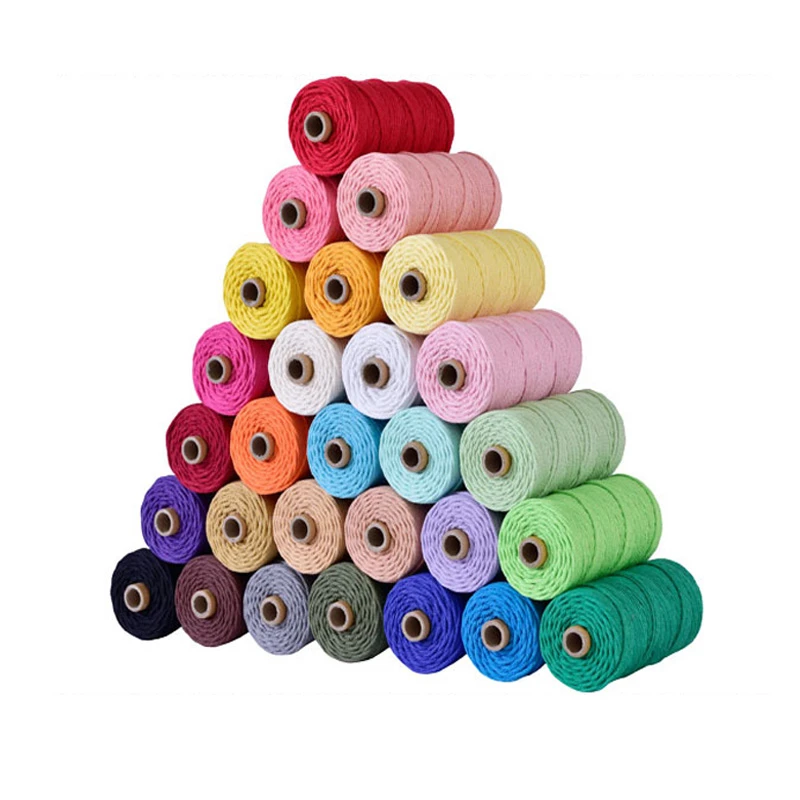 3mm Cotton Cord Colorful Rope Cord Beige Twisted Macrame cord String DIY Craft Home Textile Wedding Decorative supply 110yards
3mm Cotton Cord Colorful Rope Cord Beige Twisted Macrame cord String DIY Craft Home Textile Wedding Decorative supply 110yards
