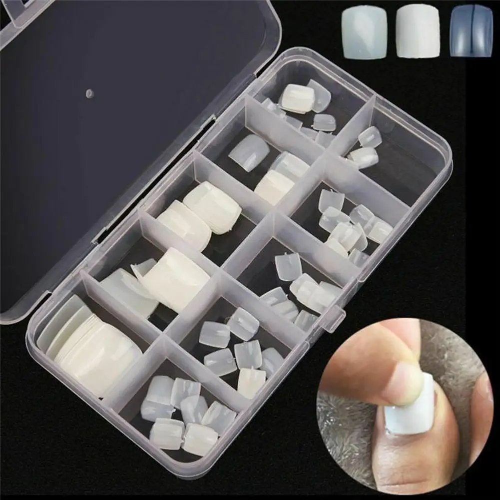 Toe Artificial False Nails 100Pcs Nail Art Tips Foot Fake Toenail Manicure Tools K4T2
Toe Artificial False Nails 100Pcs Nail Art Tips Foot Fake Toenail Manicure Tools K4T2