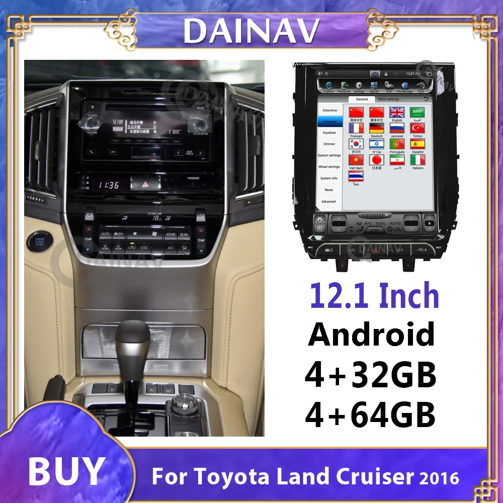 Автомобильный GPS-навигатор с вертикальным экраном 12,1 дюйма для Toyota Land Cruiser 2016, автомобильный мультимедийный DVD-плеер, автомобильное радио, ст...
Автомобильный GPS-навигатор с вертикальным экраном 12,1 дюйма для Toyota Land Cruiser 2016, автомобильный мультимедийный DVD-плеер, автомобильное радио, ст...