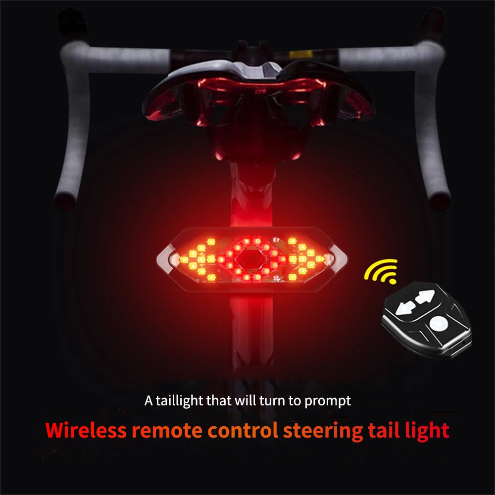 Rear Lamp Smart Bike Wireless Remote Turn Signal Lights Bicycle LED Taillight Easily Installation Personal Bicycle Parts
Rear Lamp Smart Bike Wireless Remote Turn Signal Lights Bicycle LED Taillight Easily Installation Personal Bicycle Parts