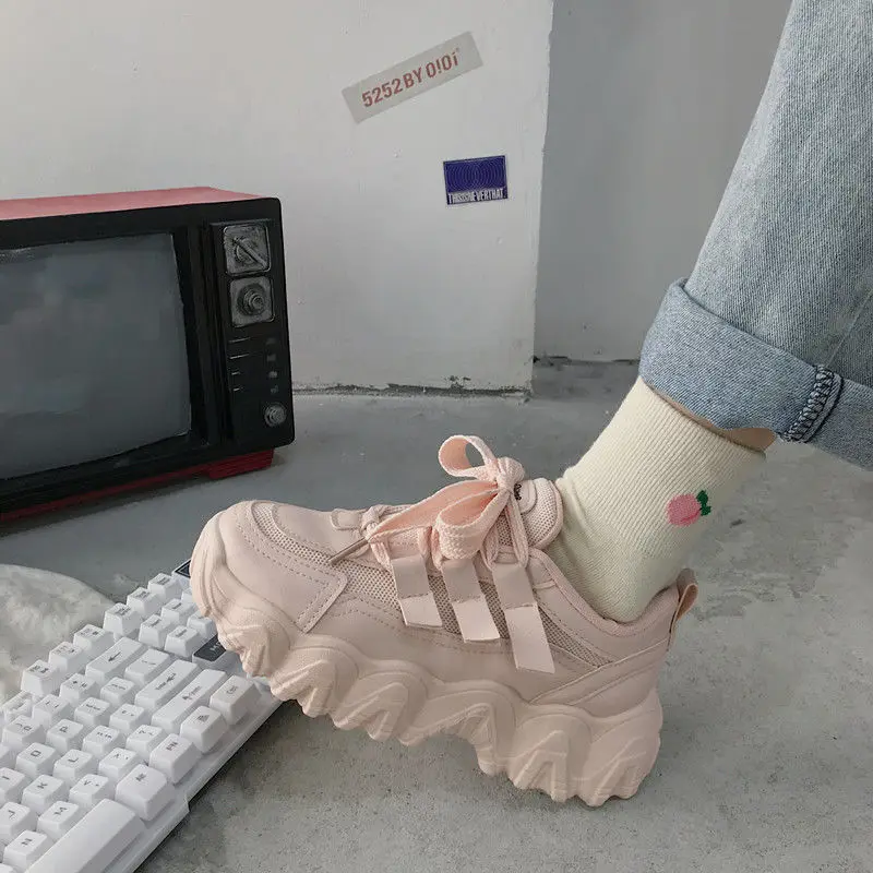 Shoes Woman Women's 2021 Spring-Summer New Breathable Casual Luxury Fashion Waterproof Elevator Shoes High Quality Pink white
Shoes Woman Women's 2021 Spring-Summer New Breathable Casual Luxury Fashion Waterproof Elevator Shoes High Quality Pink white