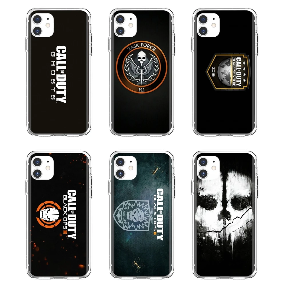 Мягкий чехол Duty Z Black Ops Logo Games Call Of для Xiaomi poco X3 nfc F2 Pro M3 Mi 5X 6X Max Mix 1 2 2S 3 Mi5 Mi6 Mi3