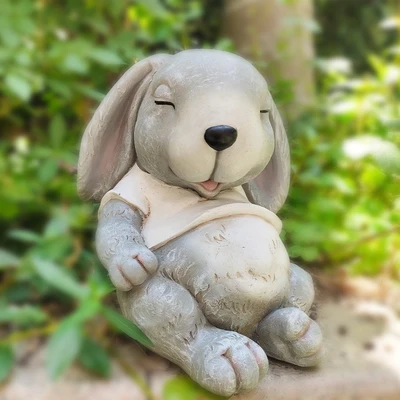 Garden Decoration Courtyard Small Ornaments Lovely Simulation Sleeping Rabbit Resin Hhandicraft Sculpture Creative Furniture
Garden Decoration Courtyard Small Ornaments Lovely Simulation Sleeping Rabbit Resin Hhandicraft Sculpture Creative Furniture