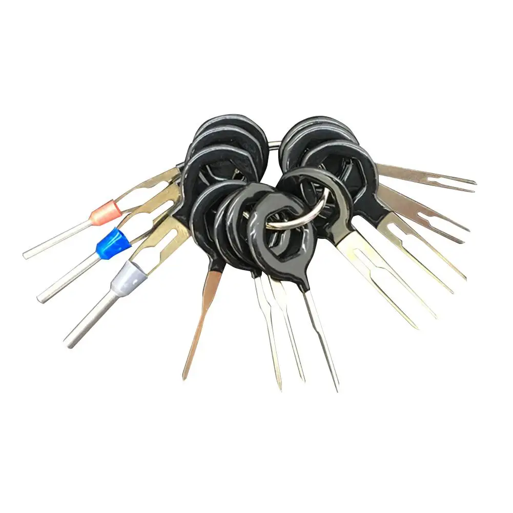 11Pcs Automotive Plug Terminal Remove Tool Set Key Pin Car Electrical Wire Crimp Connector Extractor Kit Accessories
11Pcs Automotive Plug Terminal Remove Tool Set Key Pin Car Electrical Wire Crimp Connector Extractor Kit Accessories