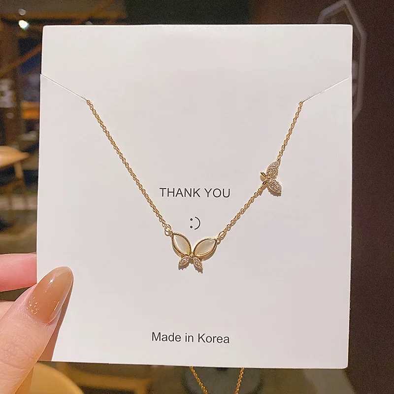 Titanium Steel Butterfly Fritillary Necklace Women's Clavicle Chain Ins Simple Temperamental Cold Style
Titanium Steel Butterfly Fritillary Necklace Women's Clavicle Chain Ins Simple Temperamental Cold Style