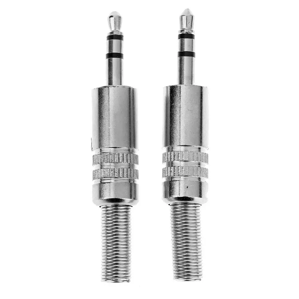 2pcs Plated 3.5mm 1/8in Stereo Male Audio TRS Plated Jack Plug Adapter Connectors for DIY Stereo Headset Earphone Connectors
2pcs Plated 3.5mm 1/8in Stereo Male Audio TRS Plated Jack Plug Adapter Connectors for DIY Stereo Headset Earphone Connectors