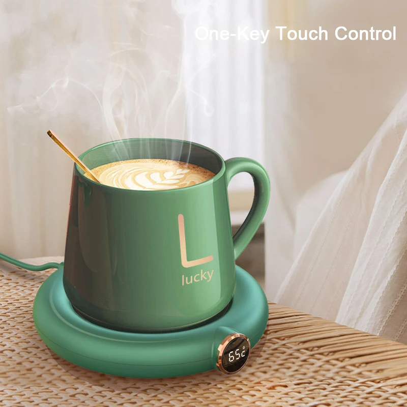 USB Coffee Mug Warmer for Office Adjustment 3 Gear Constant Temperature Coaster Heating Warm Cup Mat With Display Timing Heater
USB Coffee Mug Warmer for Office Adjustment 3 Gear Constant Temperature Coaster Heating Warm Cup Mat With Display Timing Heater
