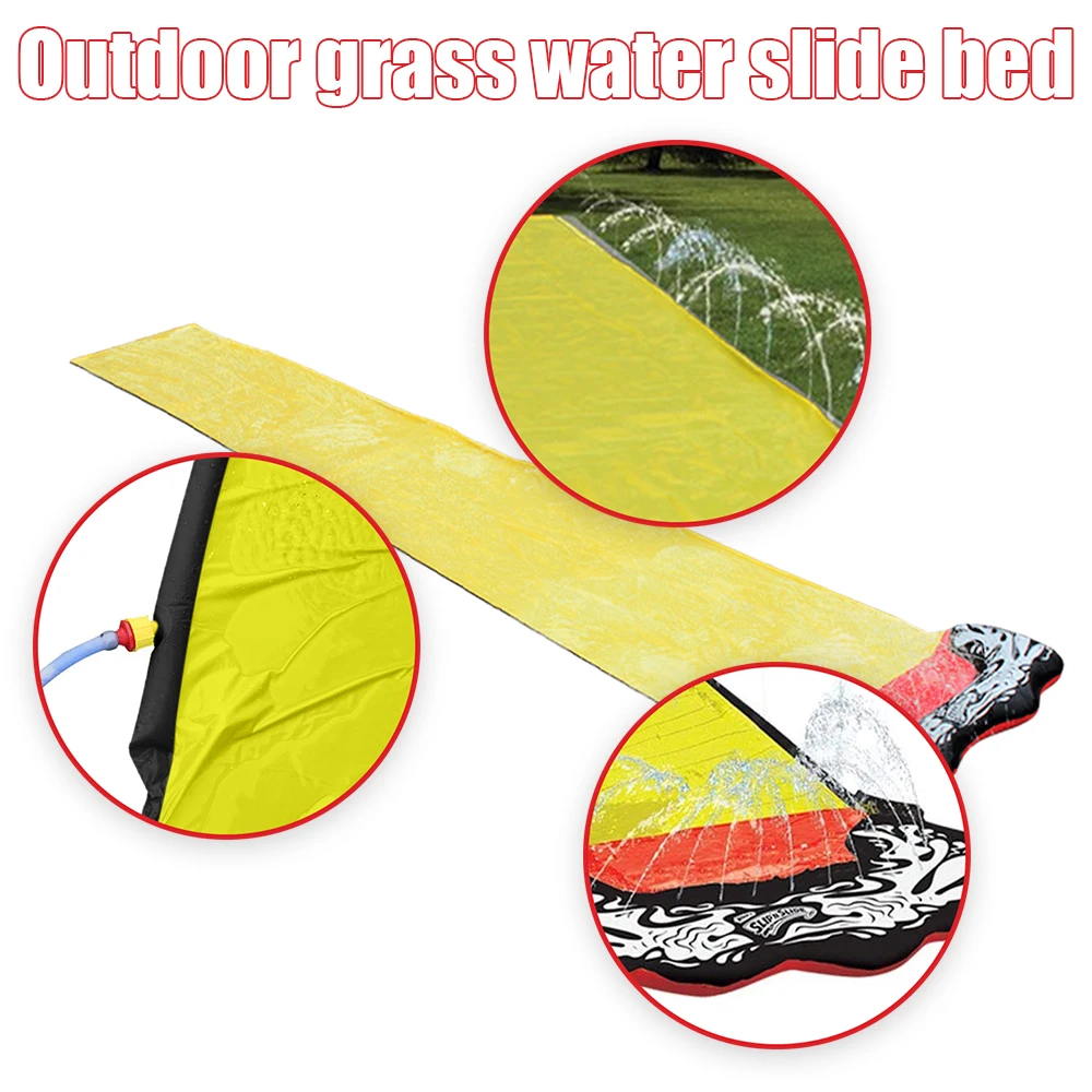 Lawn Water Slides Garden Racing Lawn Water Slide Spray Backyard Children Waterslide Summer Water Games Toys For Kids Outdoor
Lawn Water Slides Garden Racing Lawn Water Slide Spray Backyard Children Waterslide Summer Water Games Toys For Kids Outdoor