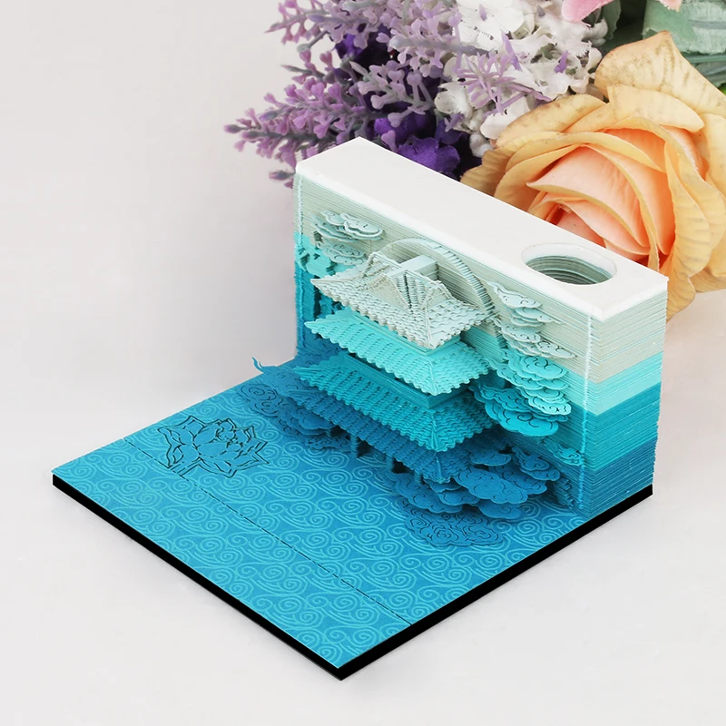 155 Sheet DIY Special Building Block 3D Notepad Holiday and Party Gifts Artworks Table Decor Memo Pad Paper Toys
155 Sheet DIY Special Building Block 3D Notepad Holiday and Party Gifts Artworks Table Decor Memo Pad Paper Toys