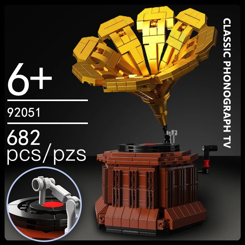 Creative Classic Nostalgic Phonograph Ornament Model Assembly Building Blocks Diy Bricks Children's Toys Gift
Creative Classic Nostalgic Phonograph Ornament Model Assembly Building Blocks Diy Bricks Children's Toys Gift