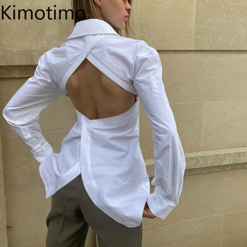 Blouse Women Korean Tops Long Sleeve Turn-down Collar Hollow Out Lace Up Black White Shirts Casual Sexy Elegant Loose Oversize
Blouse Women Korean Tops Long Sleeve Turn-down Collar Hollow Out Lace Up Black White Shirts Casual Sexy Elegant Loose Oversize