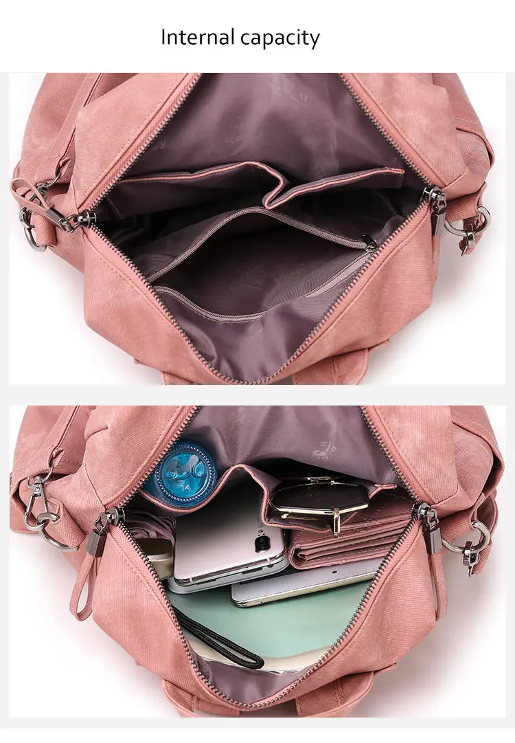 PU Ladies Leather Backpack Teenage Student School Backpacks Fashion Female Business Bag Laptop Bag Retro Women Shoulder Backpack
PU Ladies Leather Backpack Teenage Student School Backpacks Fashion Female Business Bag Laptop Bag Retro Women Shoulder Backpack