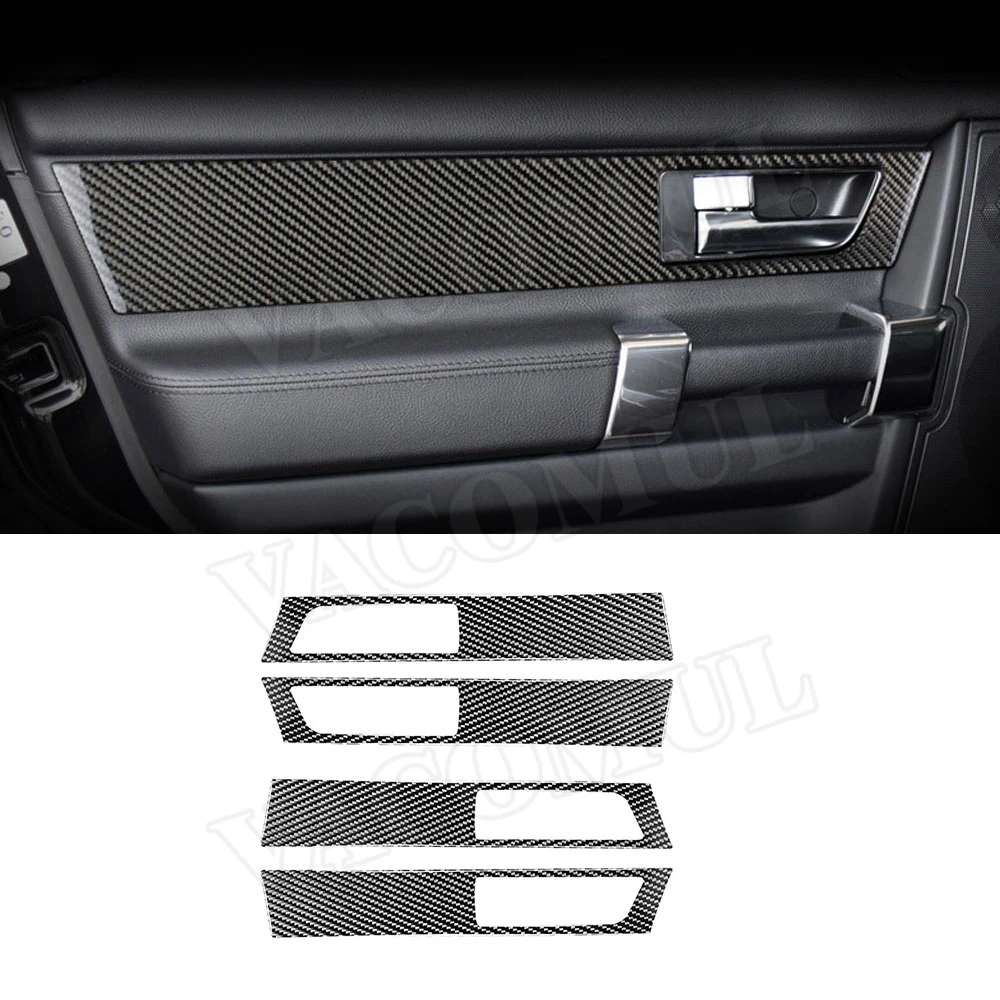 Carbon Fiber Car Interior Door Handle Panel Trim Frame Cover Stickers For Land Rover Discovery 4 LR4 2010-2016
Carbon Fiber Car Interior Door Handle Panel Trim Frame Cover Stickers For Land Rover Discovery 4 LR4 2010-2016