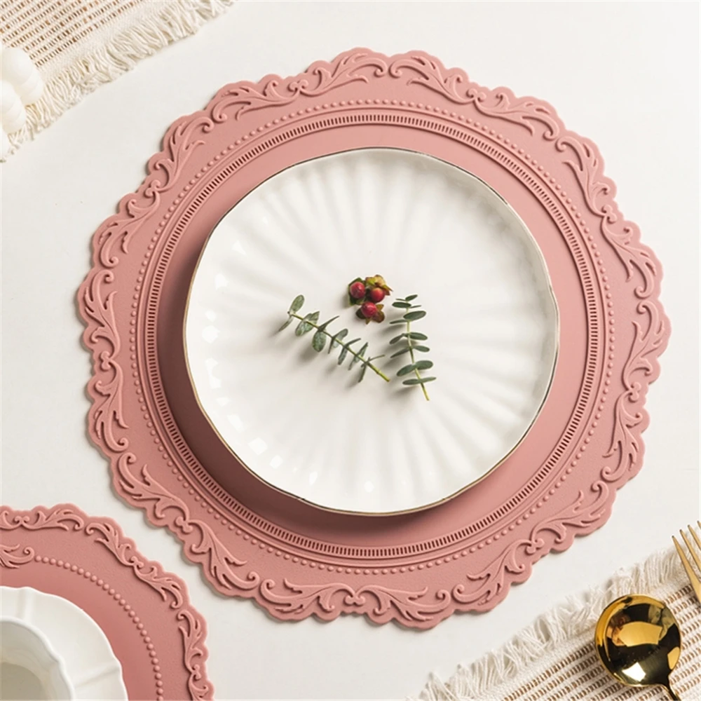 12/23/35cm Silicone Flower Placemat Tableware Oil Resistant Heat Insulation Non-Slip Tablemat Coaster Kitchen Washable Cup Pad
12/23/35cm Silicone Flower Placemat Tableware Oil Resistant Heat Insulation Non-Slip Tablemat Coaster Kitchen Washable Cup Pad