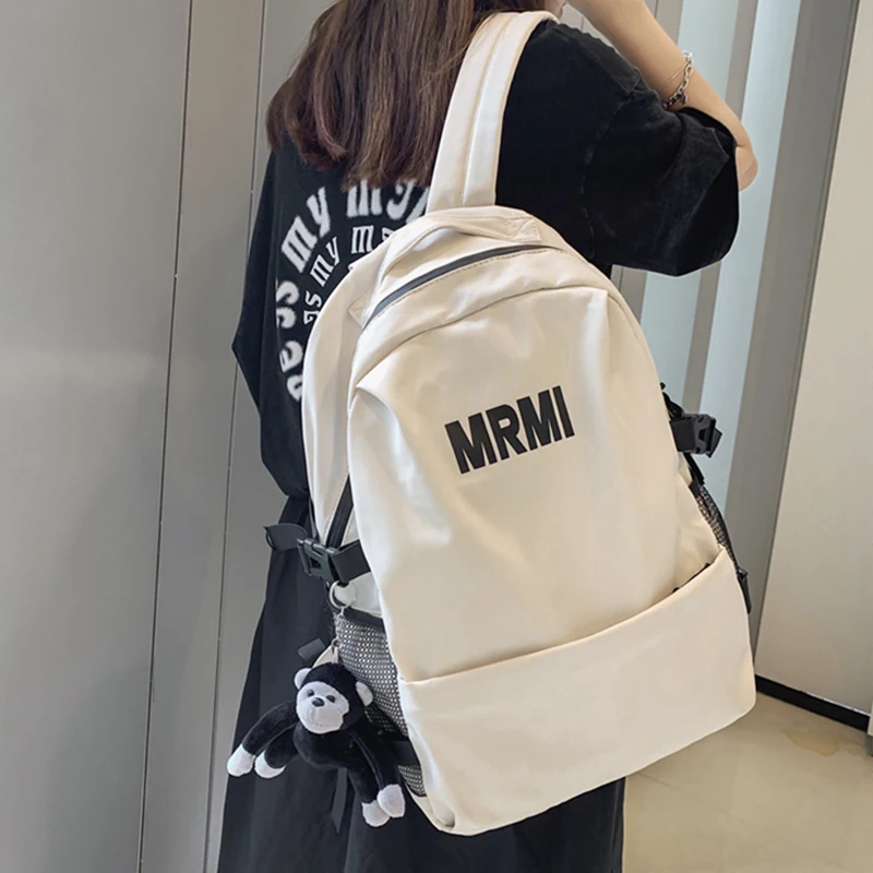 Simple Women Backpacks High Quality Nylon Schoolbags Casual Ladies Bagpacks White Fabric Backpack Large Capacity Female Rucksack
Simple Women Backpacks High Quality Nylon Schoolbags Casual Ladies Bagpacks White Fabric Backpack Large Capacity Female Rucksack