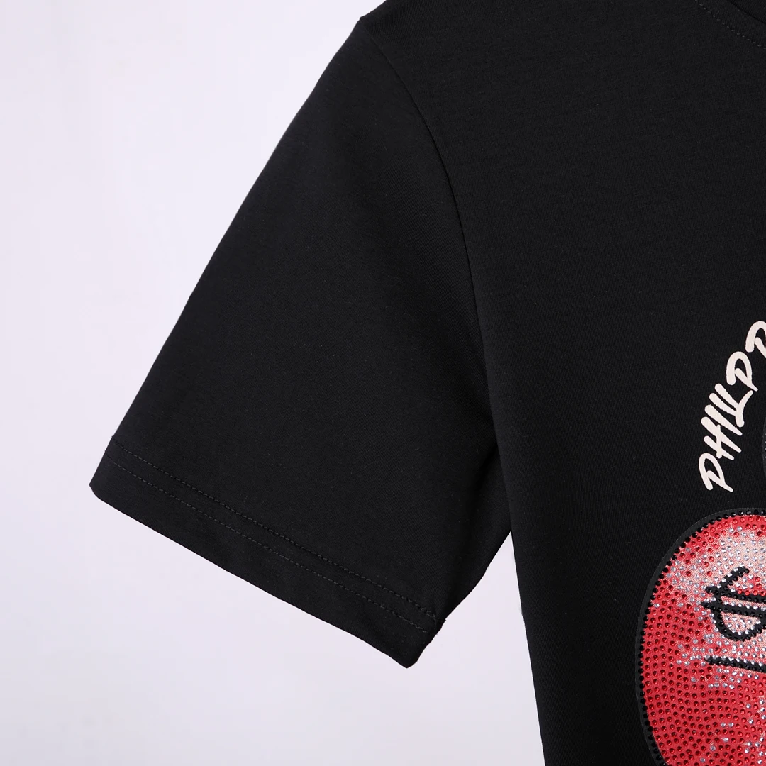 Germany Brand Men Round Neck Short Sleeve Fashion PP Tops Plein T-shirt Men's Cotton T-shirt Street Hip-Hop Hombre manga corta
Germany Brand Men Round Neck Short Sleeve Fashion PP Tops Plein T-shirt Men's Cotton T-shirt Street Hip-Hop Hombre manga corta