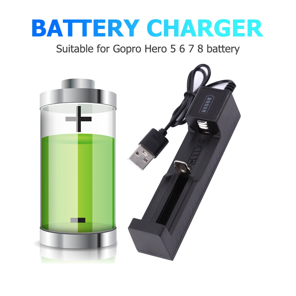 Universal USB Battery Charger Adapter 1 Slot Black Smart Charging for Rechargeable Batteries 18650 21700 22650 16340 IC control
Universal USB Battery Charger Adapter 1 Slot Black Smart Charging for Rechargeable Batteries 18650 21700 22650 16340 IC control