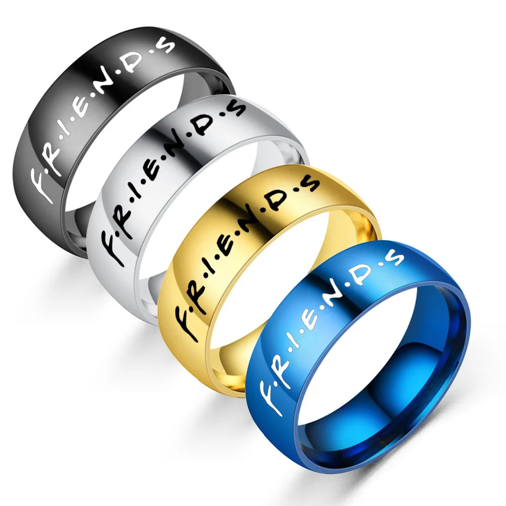 2021 fashion friends tv show finger rings accessories hip hop punk stainless steel rings for women men anillos mujer bague homme
2021 fashion friends tv show finger rings accessories hip hop punk stainless steel rings for women men anillos mujer bague homme