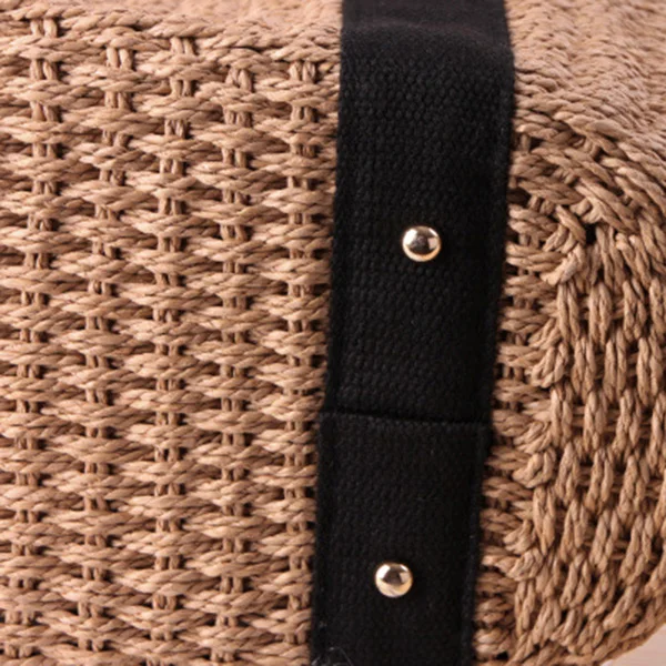 Simple Straw Bag Hand-Woven Large-Capacity Single Shoulder Hand Carry Dual-Use Wild Female Bag
Simple Straw Bag Hand-Woven Large-Capacity Single Shoulder Hand Carry Dual-Use Wild Female Bag