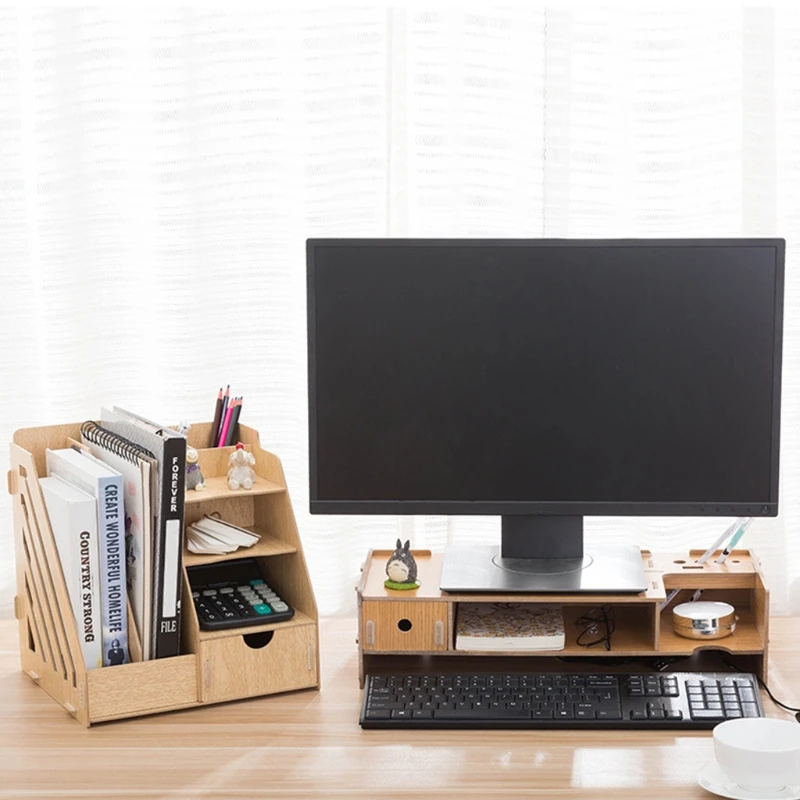 Multi-Functional Office Supplies File Racks Wooden Desktop Organiser Desk Case Dropshipping
Multi-Functional Office Supplies File Racks Wooden Desktop Organiser Desk Case Dropshipping