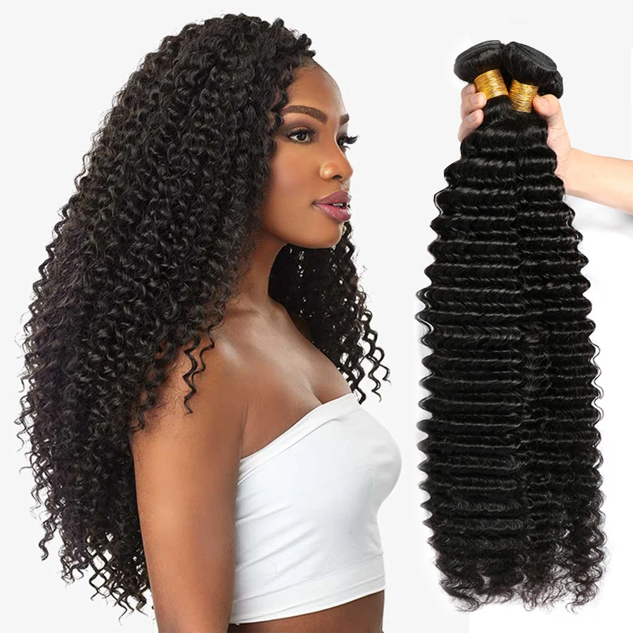 Weave 30 Inch Bundles Brazilian Kinky Curly Bundles Human Hair 3 4 Bundle Virgin Deep Wave Extensions Cheveux Natural Humains
Weave 30 Inch Bundles Brazilian Kinky Curly Bundles Human Hair 3 4 Bundle Virgin Deep Wave Extensions Cheveux Natural Humains