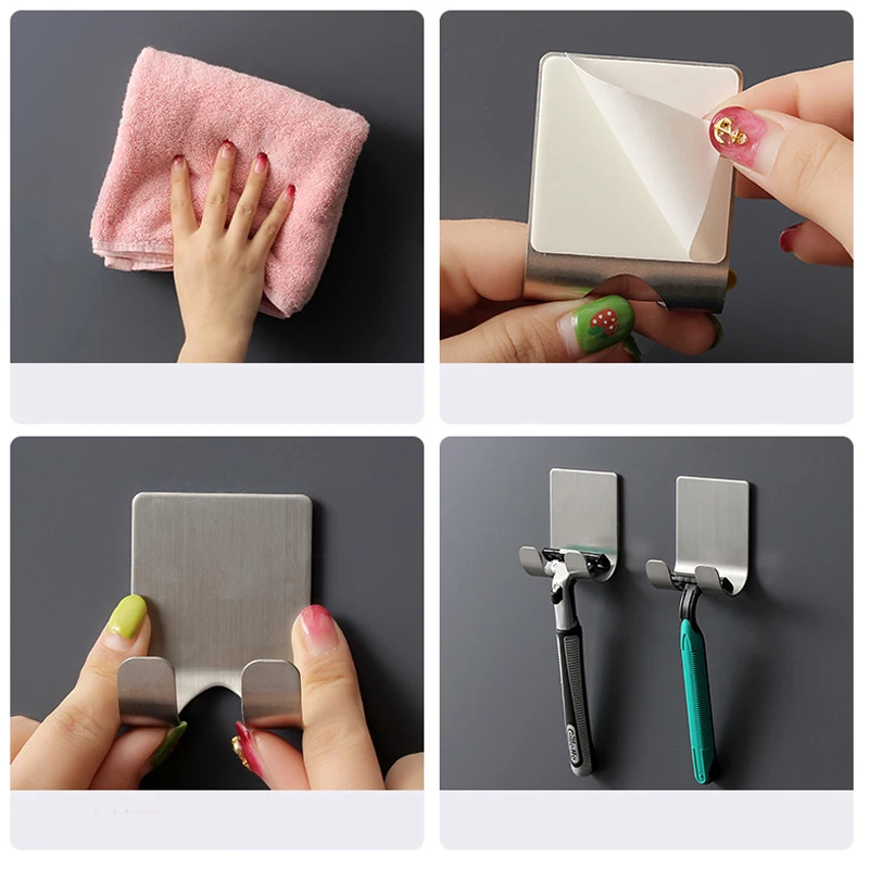 2PC Men Shaving Shaver Shelf Stainless Steel Razor Holder Rack Bathroom Viscose
2PC Men Shaving Shaver Shelf Stainless Steel Razor Holder Rack Bathroom Viscose